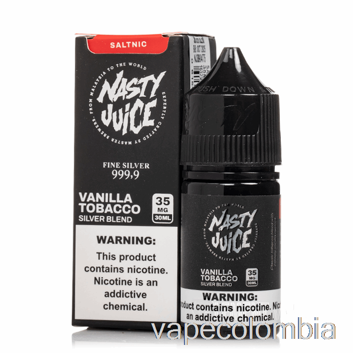 Mezcla De Plata Desechable Para Vape - Sal Desagradable - 30ml 35mg